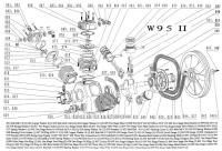 Цилиндр I ст. 064W95II для поршневого блока W95-10 (10 бар) фото