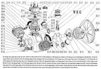 Болт М6х16 018W80 для поршневого блока W80 фото