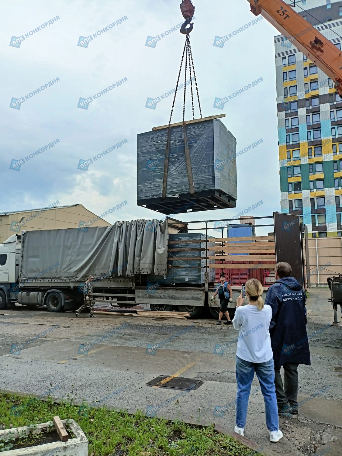 Отгрузка винтовых компрессоров Zammer SK132-8 в г. Москва