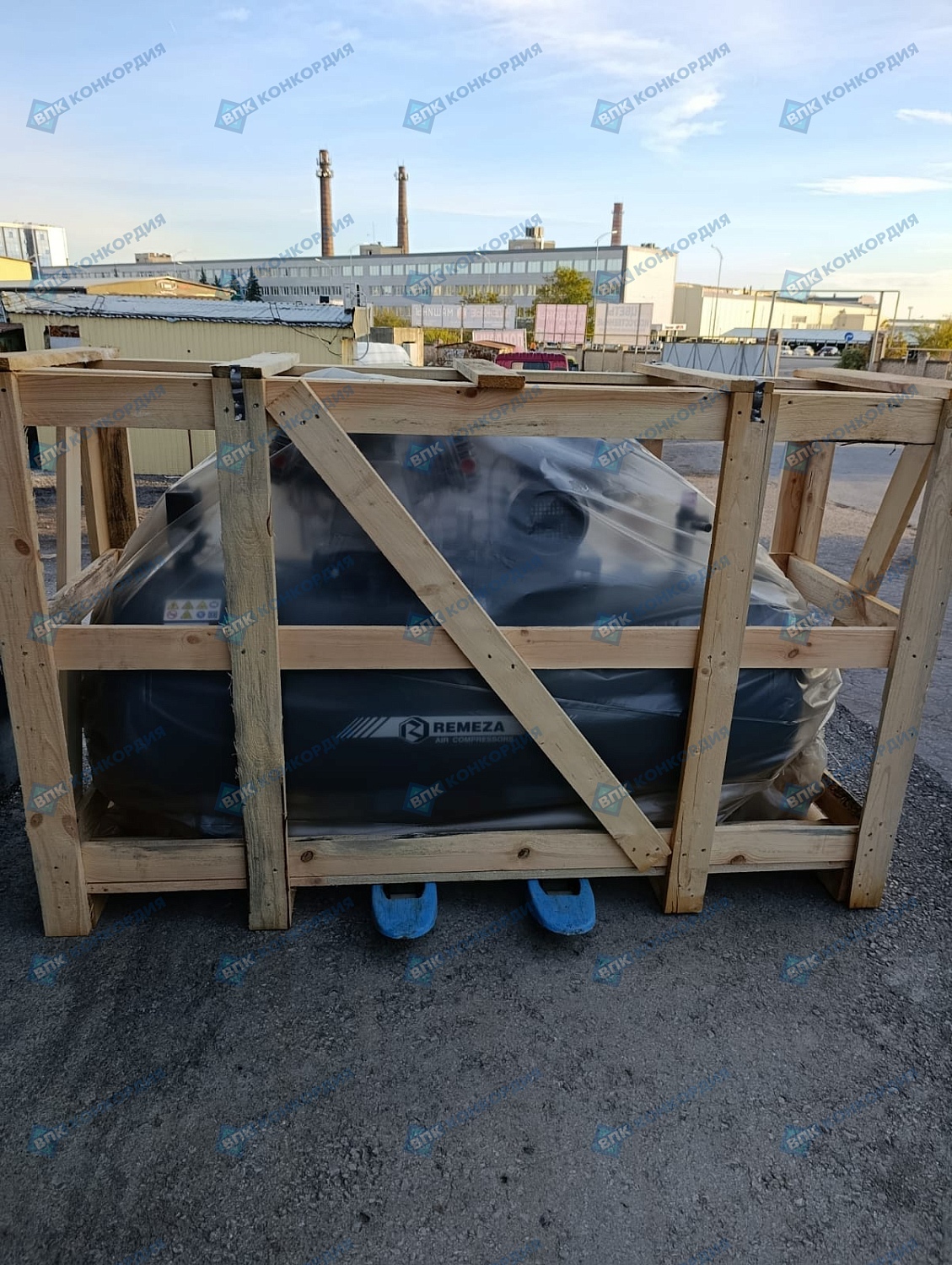 Отгрузка компрессора СБ4/Ф-500.LB75 Remeza в г. Волгоград