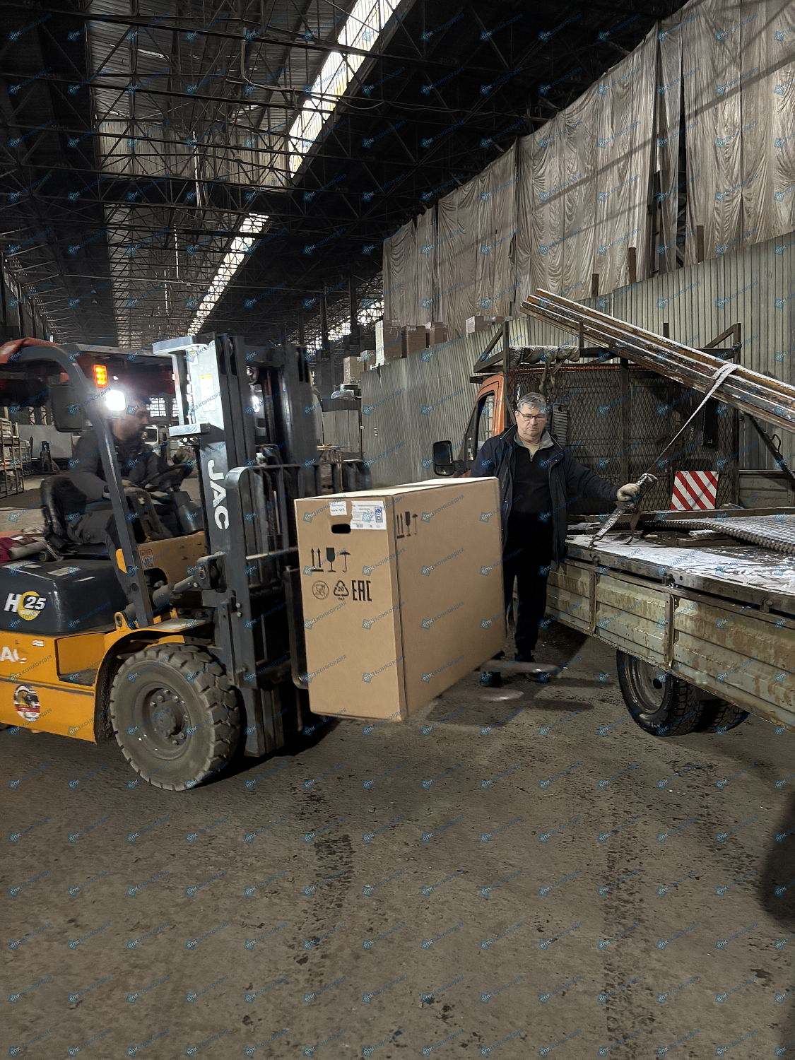 Отгрузка поршневого компрессора Remeza СБ4/С-100.LB40 в г. Санкт-Петербург