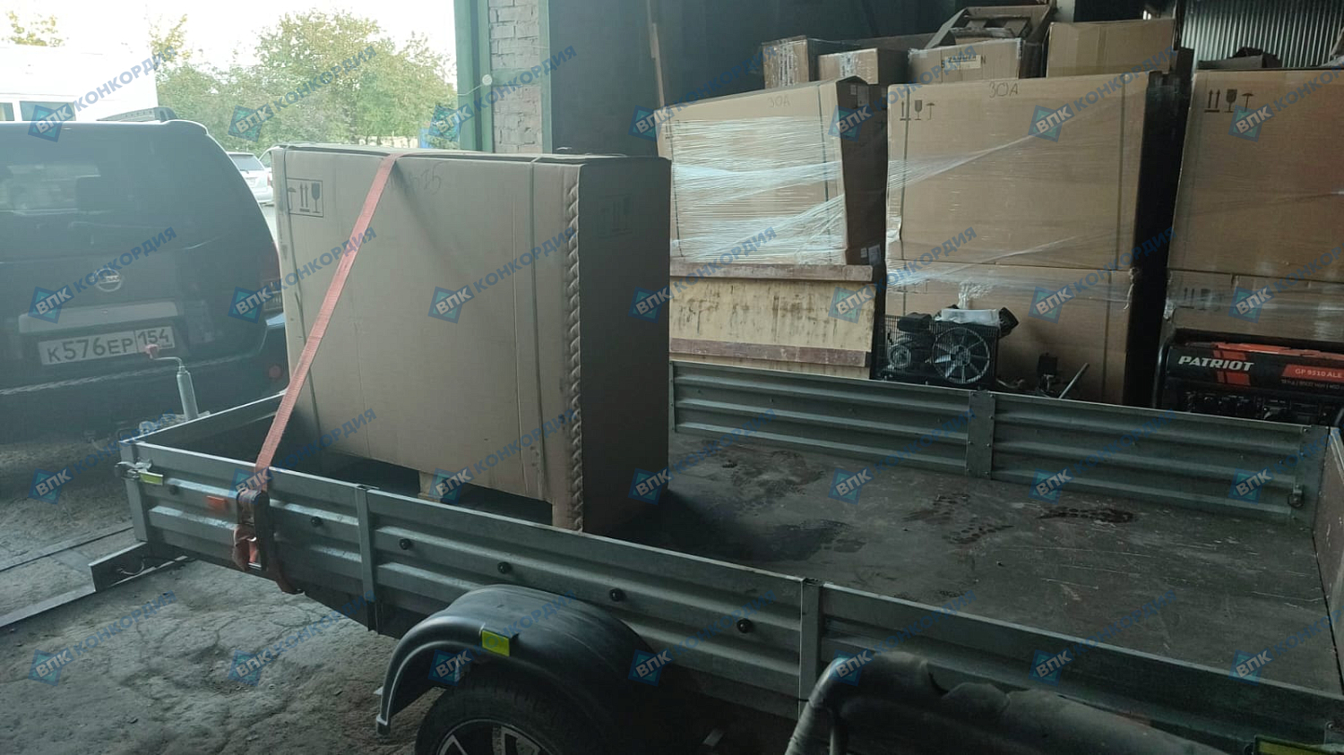 Отгрузка поршневого компрессора Remeza СБ4/Ф-270.LB75 в г. Новосибирск