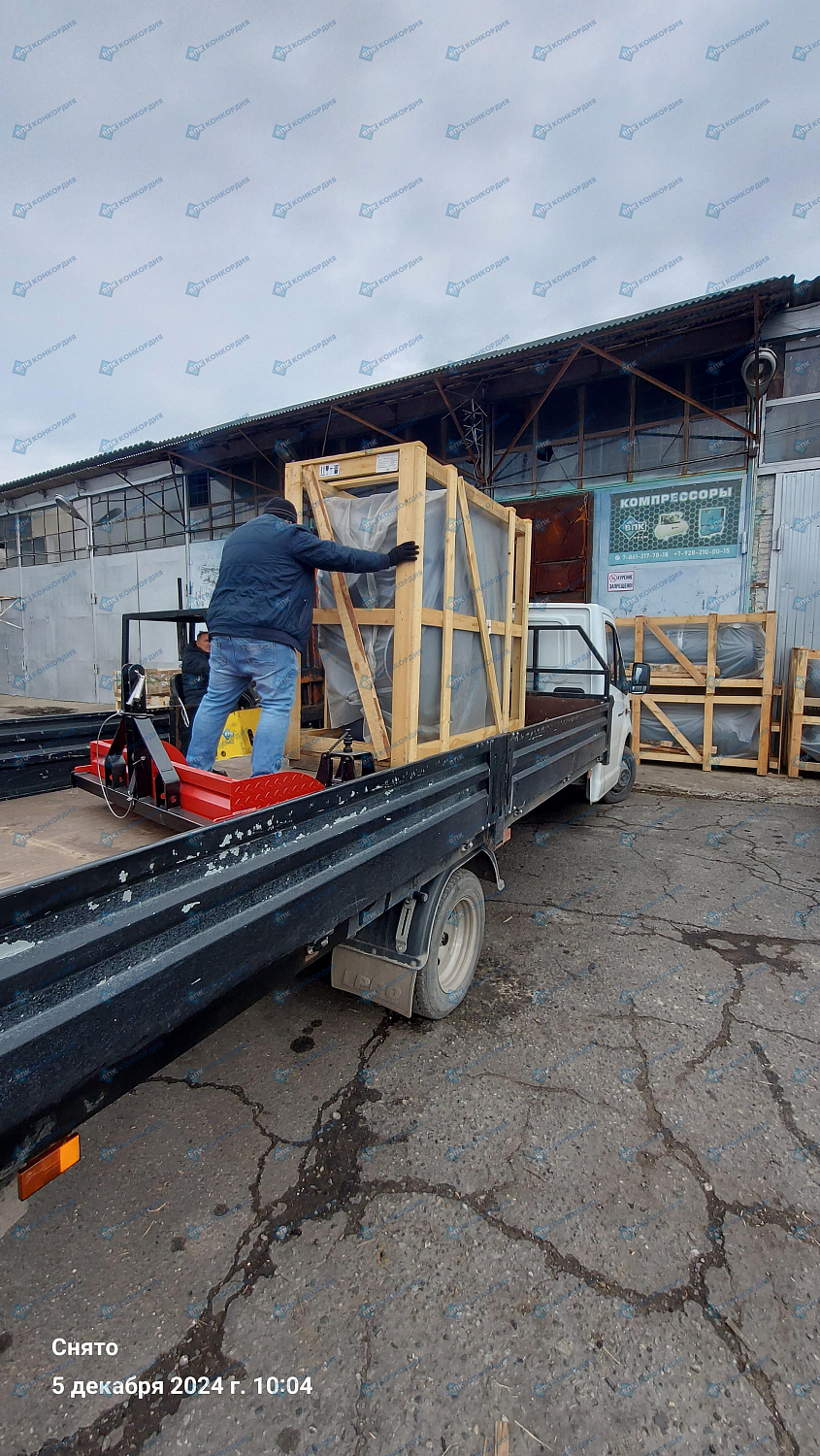 Отгрузка винтового компрессора Zammer SKTG15-10-500/O в г. Краснодар